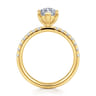 Winslow - 18K Yellow Gold Marquise Shape Diamond Engagement Ring - 0.35 ct