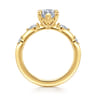 Carinna - 18K Yellow Gold Marquise Shape Diamond Engagement Ring - 0.23 ct