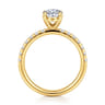 Winslow - 18K Yellow Gold Oval Diamond Engagement Ring - 0.35 ct