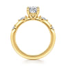 Carinna - 18K Yellow Gold Oval Diamond Engagement Ring - 0.23 ct