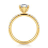 Winslow - 18K Yellow Gold Pear Shape Diamond Engagement Ring - 0.35 ct
