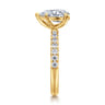 Winslow - 18K Yellow Gold Pear Shape Diamond Engagement Ring - 0.35 ct