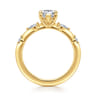 Carinna - 18K Yellow Gold Pear Shape Diamond Engagement Ring - 0.23 ct