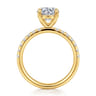 Winslow - 18K Yellow Gold Round Diamond Engagement Ring - 0.35 ct