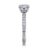 Winslow - Platinum Cushion Cut Diamond Engagement Ring - 0.35 ct