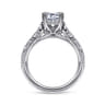 Piper - Platinum Emerald Cut Diamond Engagement Ring - 0.78 ct