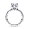 Broderick - Platinum Emerald Cut Diamond Engagement Ring - 0.31 ct