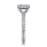 Winslow - Platinum Emerald Cut Diamond Engagement Ring - 0.35 ct