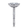 Winslow - Platinum Marquise Shape Diamond Engagement Ring - 0.35 ct