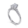 Reed - Platinum Oval Diamond Engagement Ring - 0.25 ct
