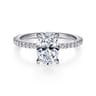 Broderick - Platinum Oval Diamond Engagement Ring - 0.31 ct