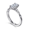 Carinna - Platinum Oval Diamond Engagement Ring - 0.23 ct
