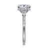 Carinna - Platinum Oval Diamond Engagement Ring - 0.23 ct