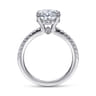 Broderick - Platinum Oval Diamond Engagement Ring - 0.31 ct