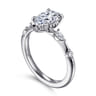 Carinna - Platinum Pear Shape Diamond Engagement Ring - 0.23 ct