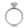 Twain - Platinum Princess Cut Diamond Engagement Ring - 0.2 ct