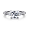 Carinna - Platinum Princess Cut Diamond Engagement Ring - 0.23 ct
