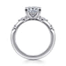 Carinna - Platinum Princess Cut Diamond Engagement Ring - 0.23 ct