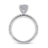 Amira - Platinum Round Diamond Engagement Ring - 0.5 ct
