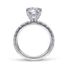 Ulani - Platinum Round Diamond Engagement Ring - 0.96 ct