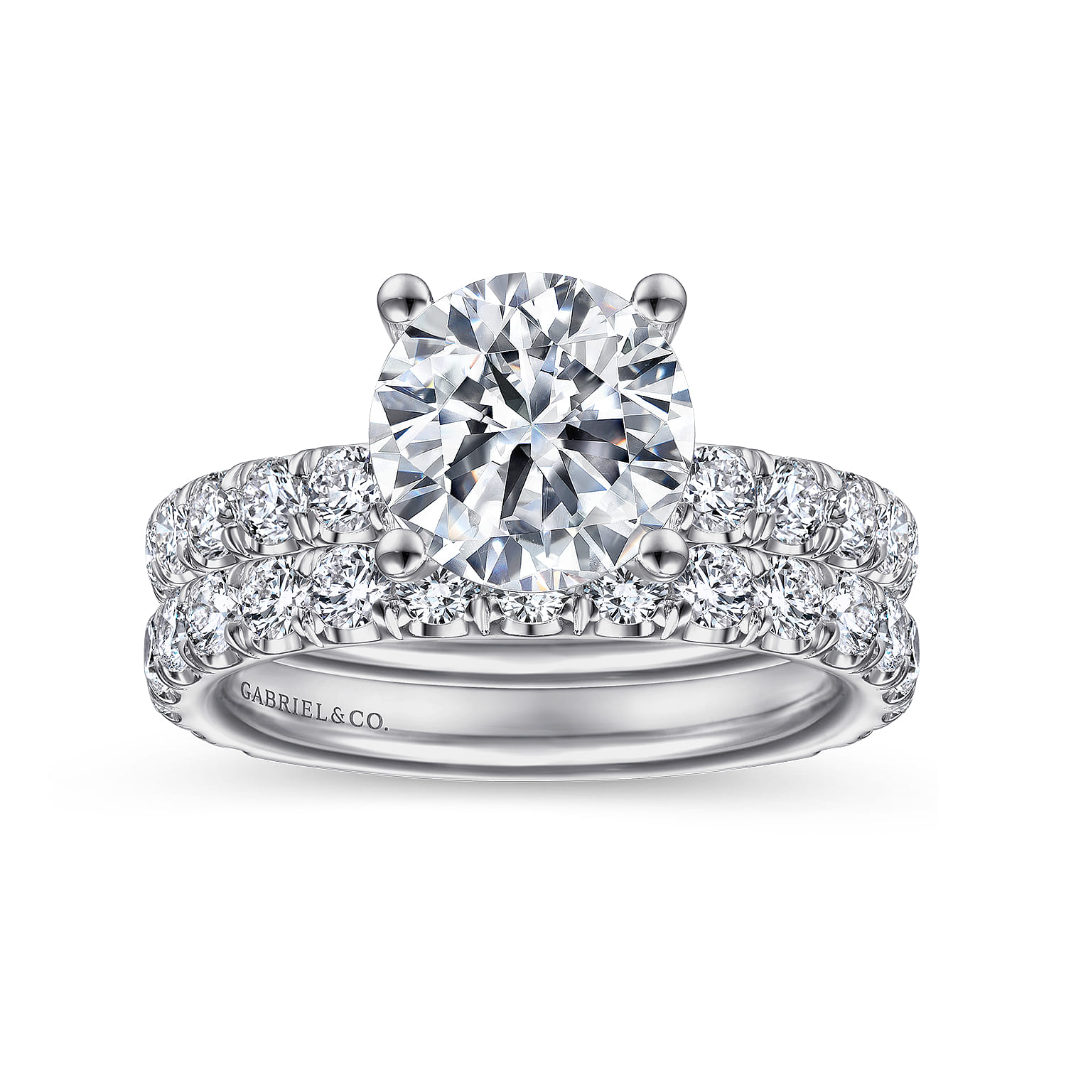 Ulani - Platinum Round Diamond Engagement Ring - 0.96 ct - Shot 4