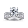 Ulani - Platinum Round Diamond Engagement Ring - 0.96 ct