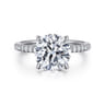 Broderick - Platinum Round Diamond Engagement Ring - 0.33 ct