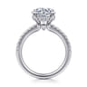 Broderick - Platinum Round Diamond Engagement Ring - 0.33 ct