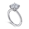 Broderick - Platinum Round Diamond Engagement Ring - 0.33 ct