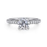 Broderick - Platinum Round Diamond Engagement Ring - 0.28 ct