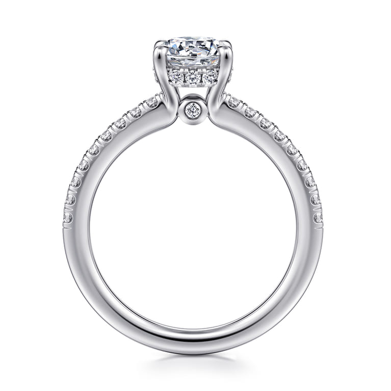 Broderick - Platinum Round Diamond Engagement Ring - 0.28 ct - Shot 2
