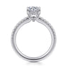 Broderick - Platinum Round Diamond Engagement Ring - 0.28 ct
