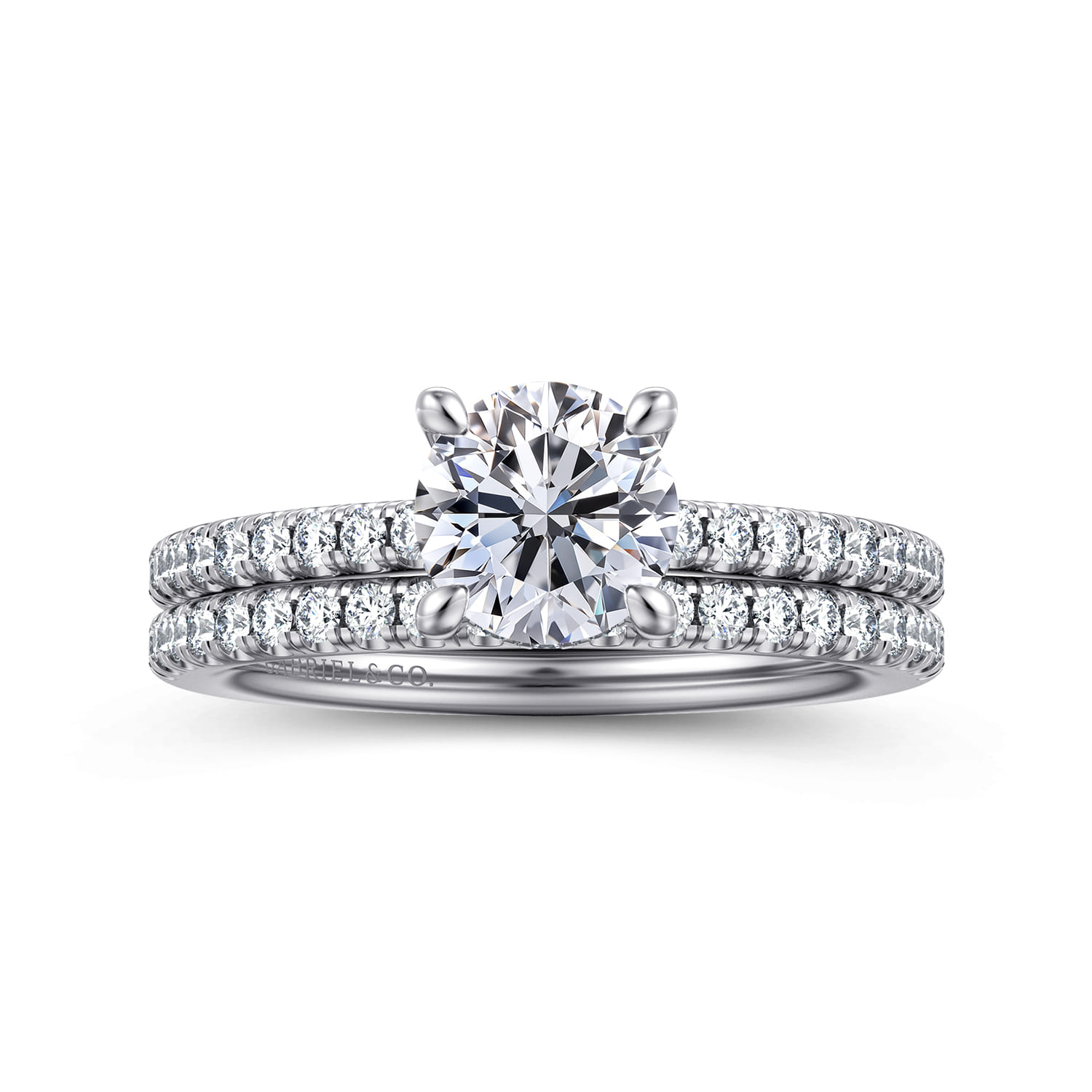 Broderick - Platinum Round Diamond Engagement Ring - 0.28 ct - Shot 4