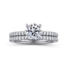 Broderick - Platinum Round Diamond Engagement Ring - 0.28 ct