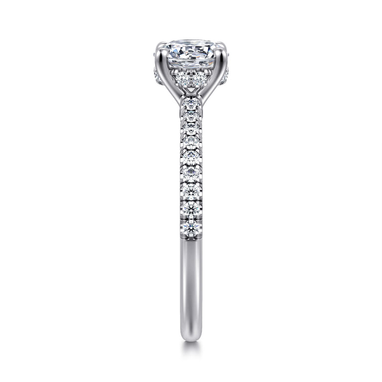 Broderick - Platinum Round Diamond Engagement Ring - 0.28 ct - Shot 5