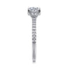 Broderick - Platinum Round Diamond Engagement Ring - 0.28 ct