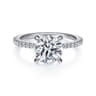 Broderick - Platinum Round Diamond Engagement Ring - 0.31 ct