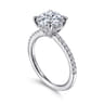 Broderick - Platinum Round Diamond Engagement Ring - 0.31 ct