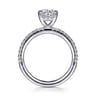 Evelyn - Platinum Round Diamond Engagement Ring - 0.18 ct