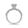 Juliet - Platinum Round Diamond Engagement Ring - 0.46 ct