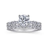 Juliet - Platinum Round Diamond Engagement Ring - 0.46 ct