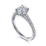 Emberlyn - Platinum Round Diamond Engagement Ring - 0.3 ct