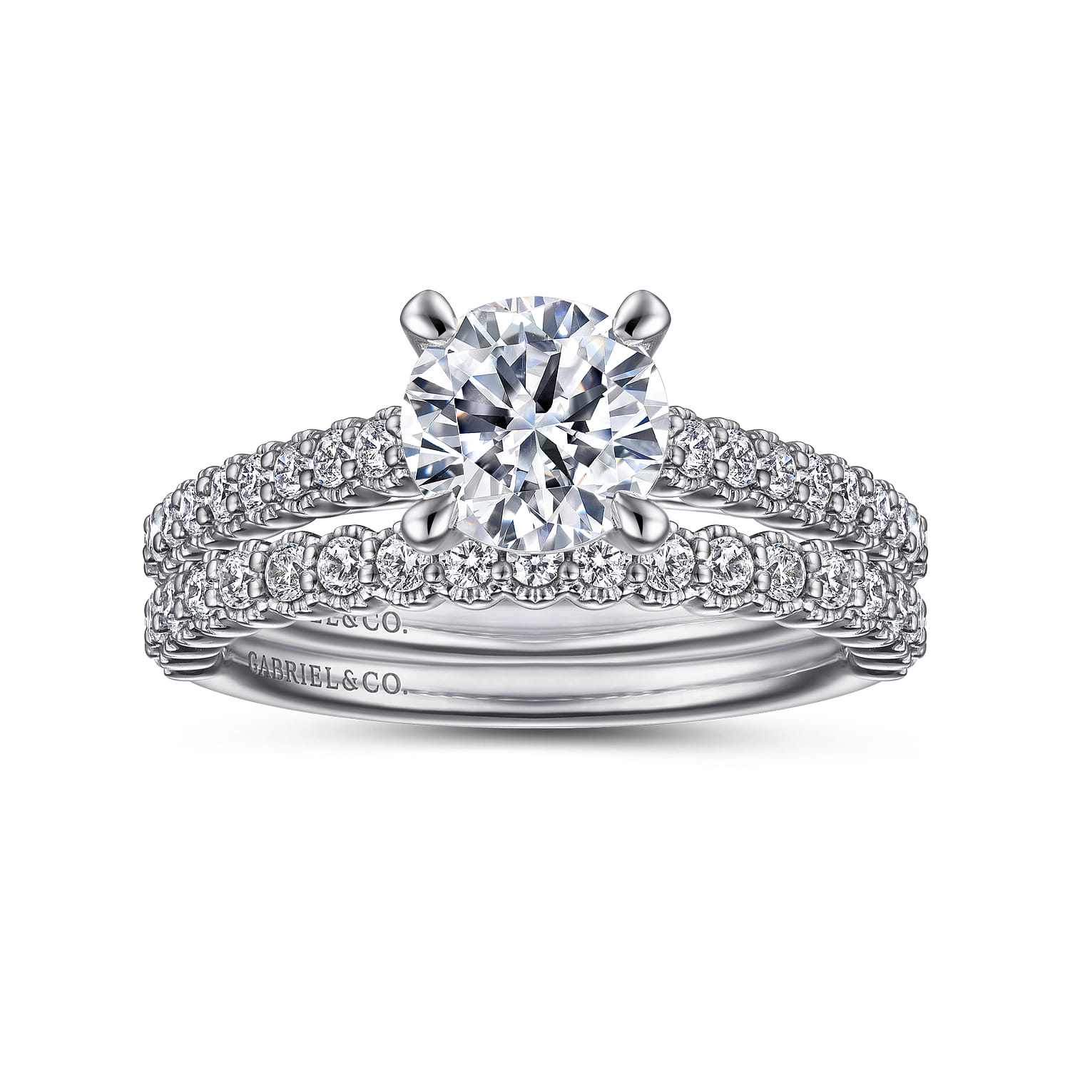 Emberlyn - Platinum Round Diamond Engagement Ring - 0.3 ct - Shot 4