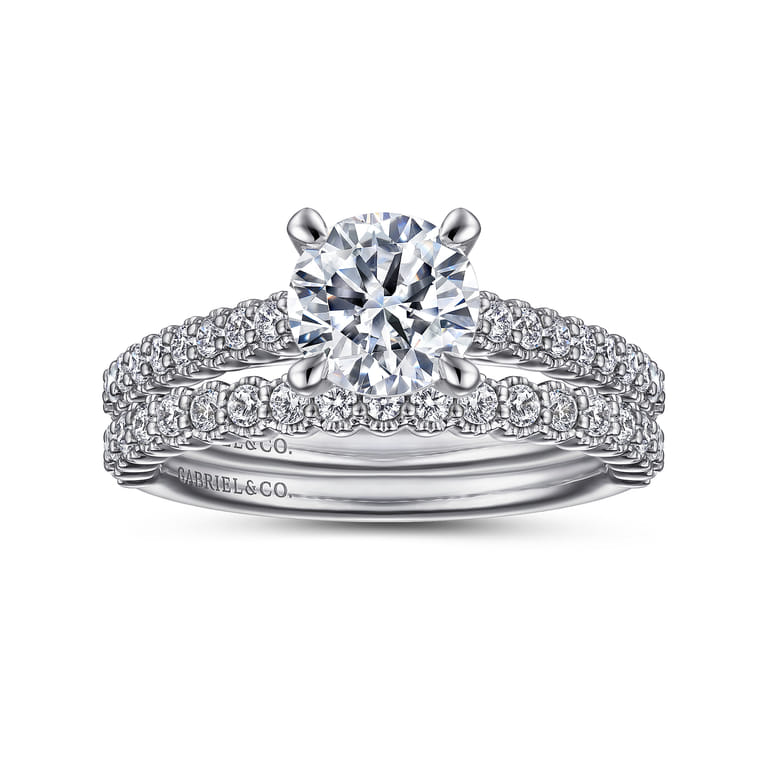 Emberlyn - Platinum Round Diamond Engagement Ring - 0.3 ct - Shot 4