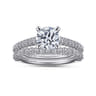 Emberlyn - Platinum Round Diamond Engagement Ring - 0.3 ct
