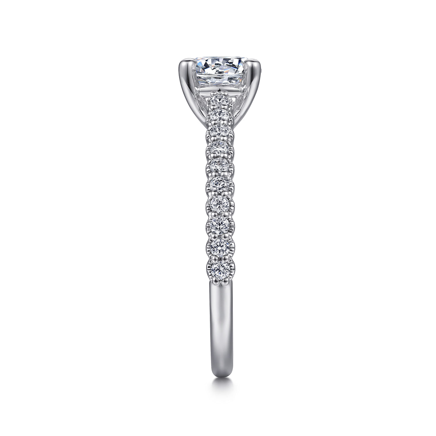 Emberlyn - Platinum Round Diamond Engagement Ring - 0.3 ct - Shot 5
