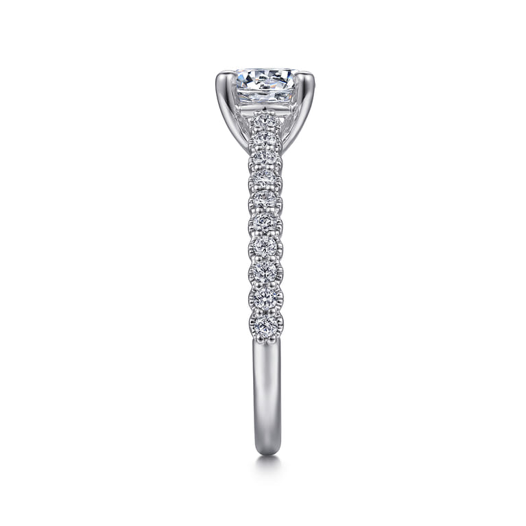 Emberlyn - Platinum Round Diamond Engagement Ring - 0.3 ct - Shot 5