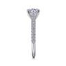 Emberlyn - Platinum Round Diamond Engagement Ring - 0.3 ct