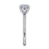 Twain - Platinum Round Diamond Engagement Ring - 0.2 ct