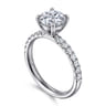 Winslow - Platinum Round Shape Diamond Engagement Ring - 0.35 ct